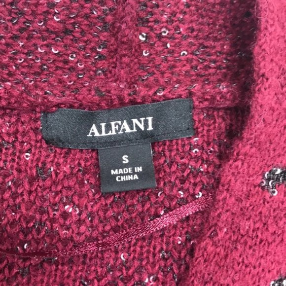 Alfani Sequin Open-Front Cardigan - Picture 5 of 7